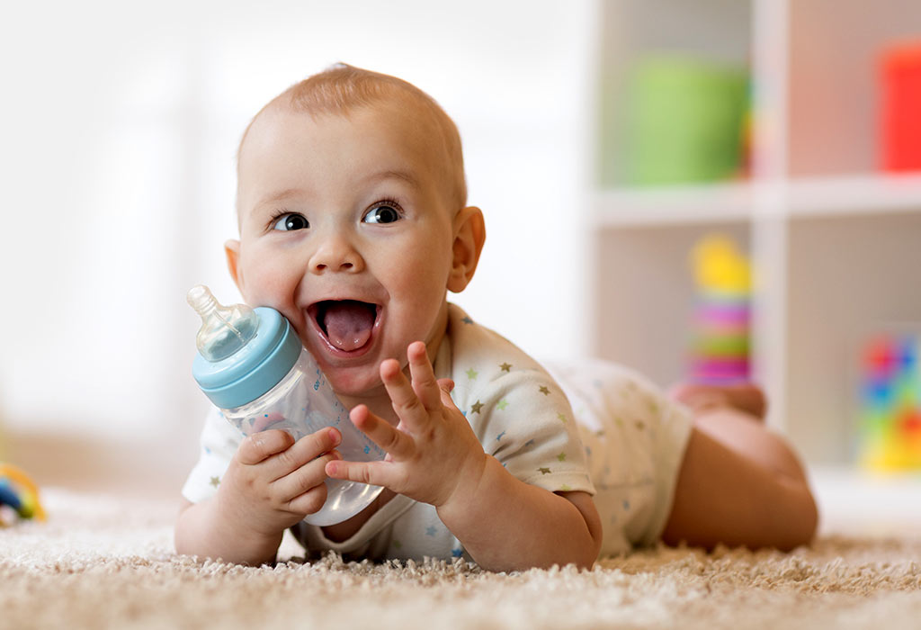 When Can Babies Start Holding Bottle on Their Own?